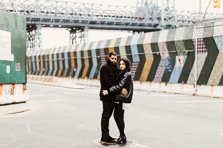 Editorially Inspired Brooklyn Engagement